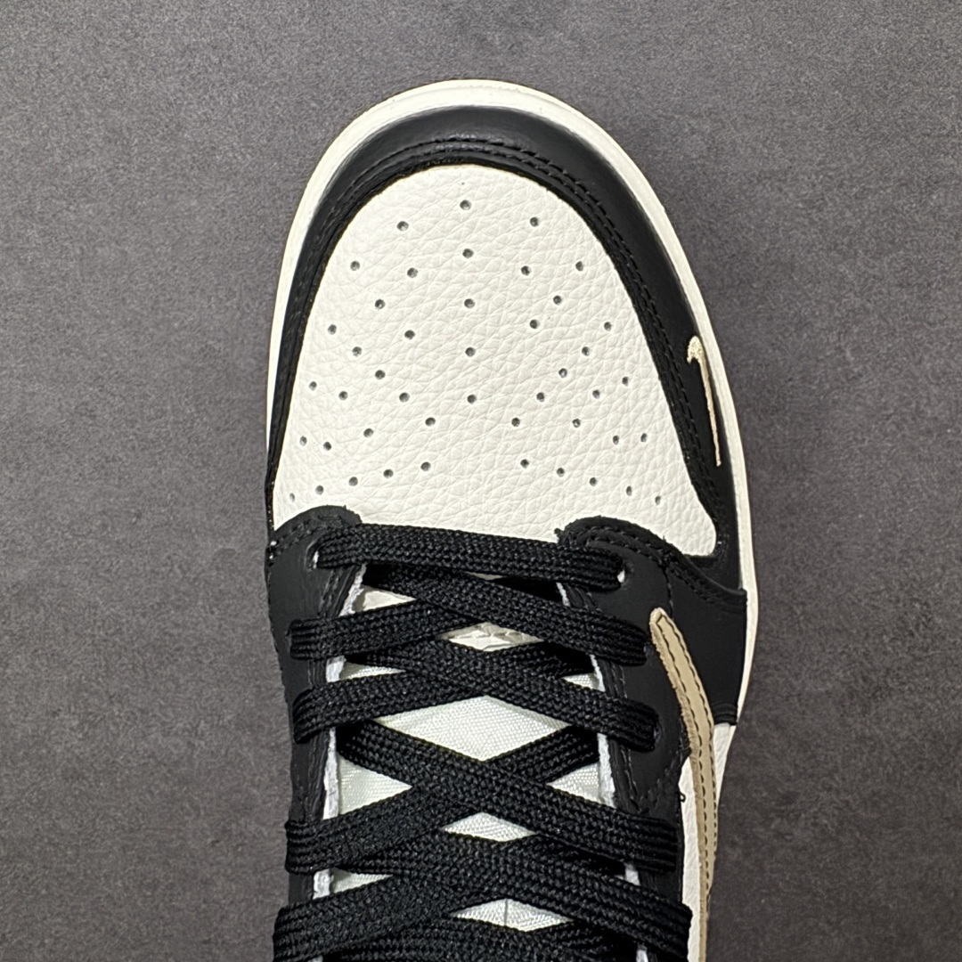 图片[8]-【定制版】Travis Scott x Jordan 1 Low “迪奥联名——米黑卡其棕” 高端定制 乔丹倒勾低帮休闲板鞋 大厂纯原品质出货 纯正版型 定制鞋盒 皮料切割干净无任何毛边 细节完美 超高清洁度 货号：DD7866-100 尺码：36 36.5 37.5 38 38.5 39 40 40.5 41 42 42.5 43 44 44.5 45 编码：HXSB330340-选品中心