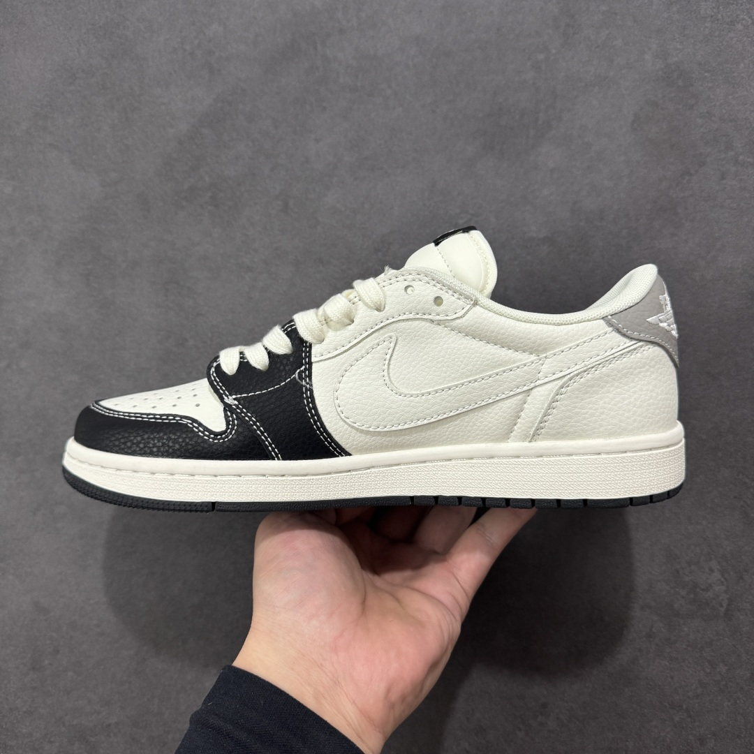 图片[2]-【定制版】Nike Jordan Air Jordan倒勾 “ UN联名——米黑灰拼接” 高端定制 低帮 复古 减震 防滑 耐磨 篮球鞋 定制鞋盒 大厂纯原品质出货 超高清洁度 皮料切割干净无任何毛边 细节完美 货号：JW1188-169 尺码：36 36.5 37.5 38 38.5 39 40 40.5 41 42 42.5 43 44 44.5 45 编码：HXSB330340-选品中心