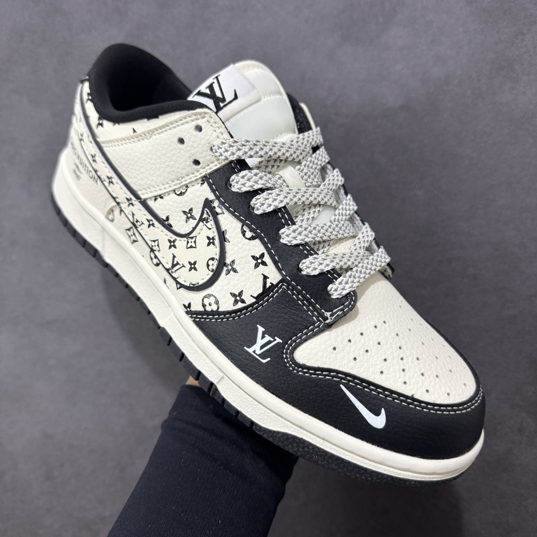 图片[3]-【定制版】Nike Jordan Air Jordan倒勾 LV联名高端定制 低帮 复古 减震 防滑 耐磨 篮球鞋 定制鞋盒 大厂纯原品质出货 超高清洁度 皮料切割干净无任何毛边 细节完美 货号：MN1688-101 尺码：36 36.5 37.5 38 38.5 39 40 40.5 41 42 42.5 43 44 44.5 45 编码：HXSB330340-选品中心