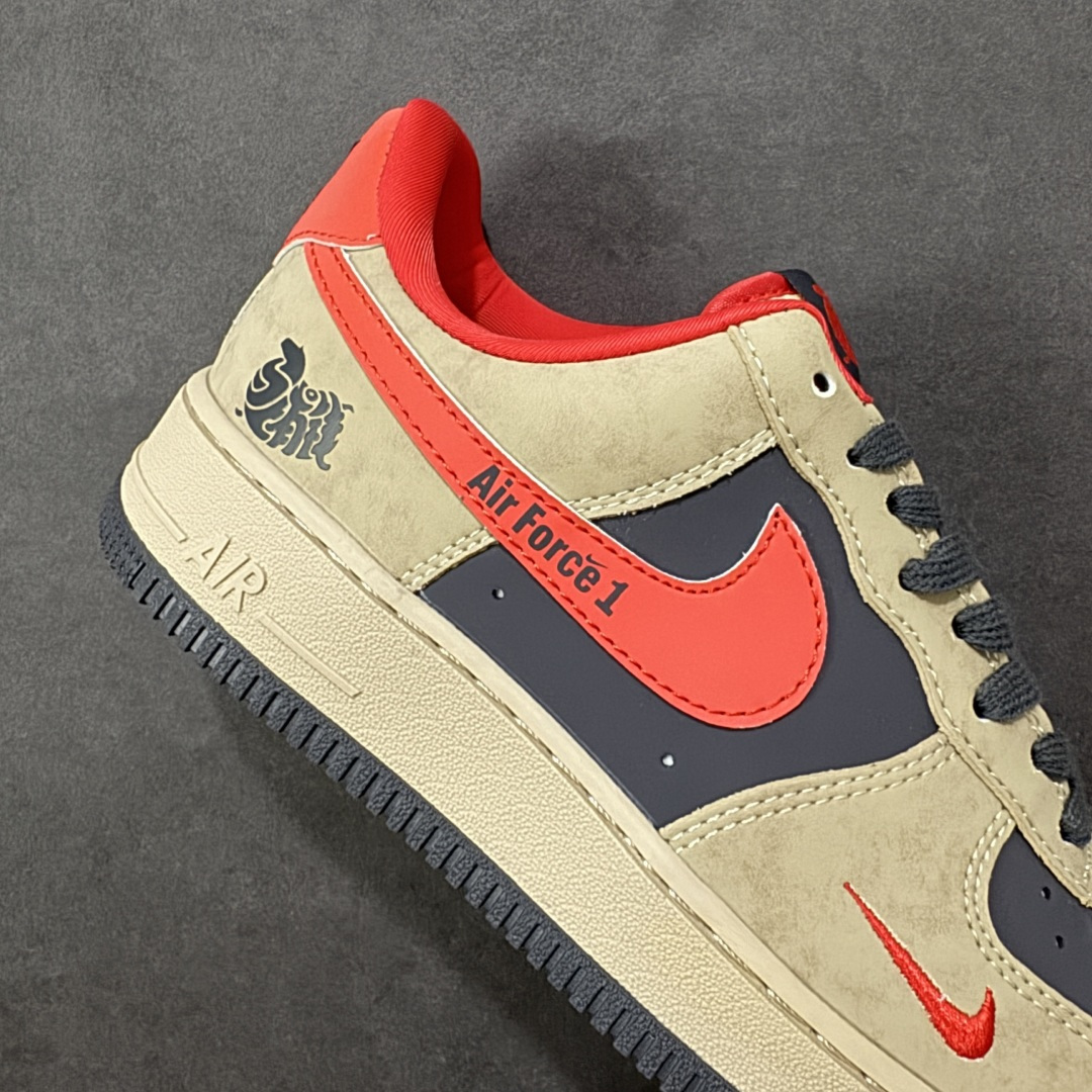 图片[6]-【定制版】马年限定限量发售马上发财马上有钱 高端定制 Nike Air Force 1 \’07 Low “马年限定联名—— 摩卡棕红” 高端定制 低帮休闲板鞋 定制鞋盒 大厂纯原品质出货 超高清洁度 皮料切割干净无任何毛边 细节完美 货号：KD1688-002 尺码：36 36.5 37.5 38 38.5 39 40 40.5 41 42 42.5 43 44 44.5 45 编码：HXSB310320-选品中心