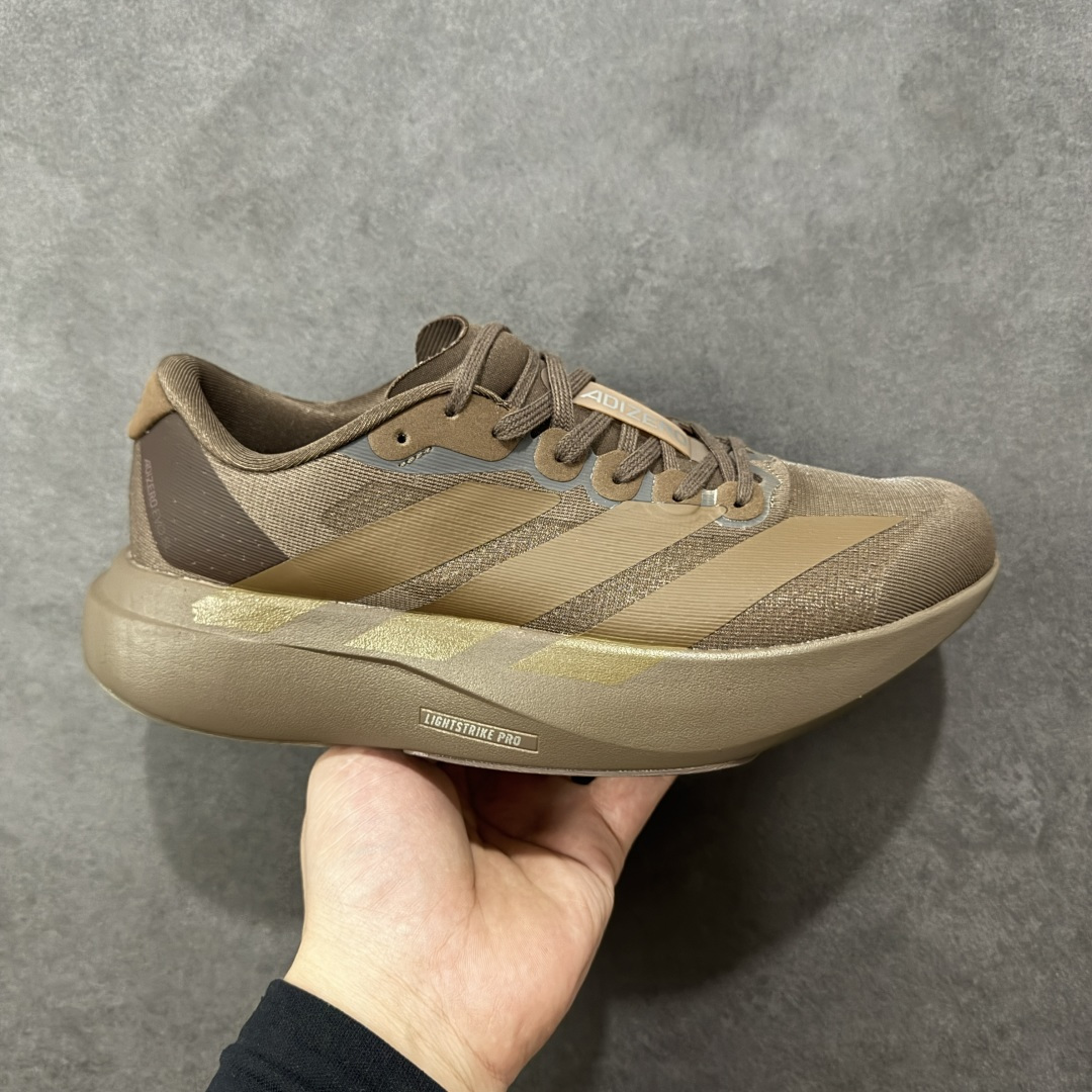 【TD版本】Ad Adizero Evo SL M 阿迪超轻透气缓震跑鞋 以令人难以置信的138克重量，刷新了跑鞋轻量化的记录，阿迪在材料科学和工艺技术上的深厚积累。 全新鞋款采用Lightweight Upper材料，让穿着者几乎能够体验到一种\