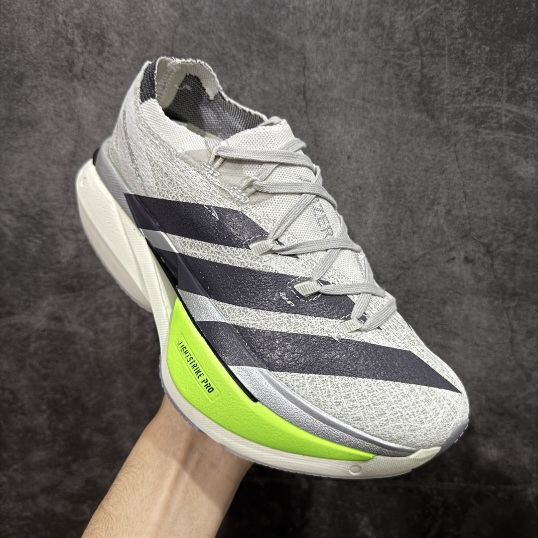 图片[3]-【组合底B版】adidas Adizero Prime X 3.0 Strung 舒适防滑耐磨 低帮 长跑短跑跑步鞋 男女同款 JR5685 原鞋数据开版 带全掌碳板 碳柱 顶级发泡爆米花六层组合大底 跑步健身无忧 超高颜值 百搭款 尺码：36-45含半码-选品中心
