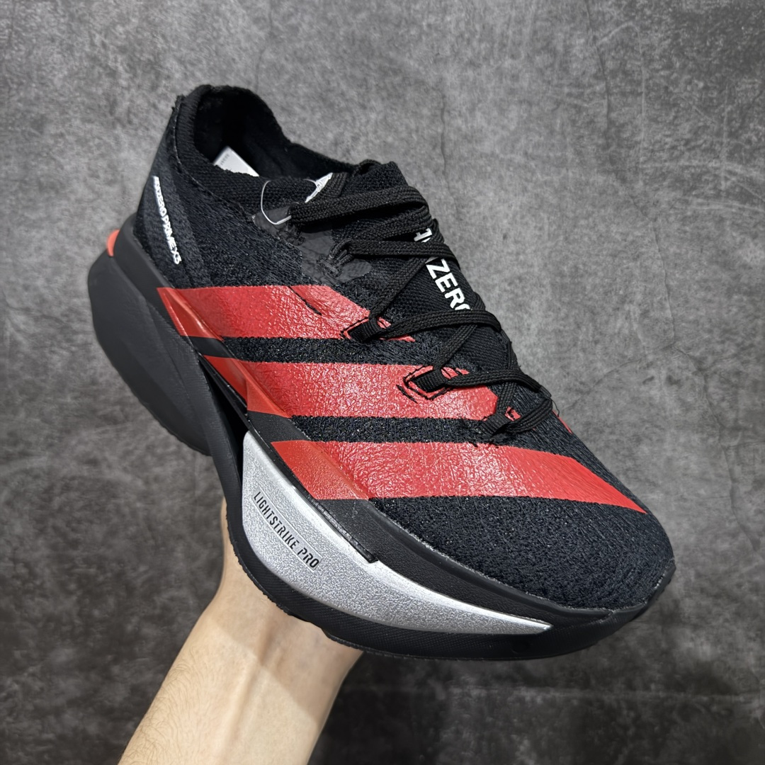 图片[3]-【组合底B版】adidas Adizero Prime X 3.0 Strung 舒适防滑耐磨 低帮 长跑短跑跑步鞋 男女同款 KJ6946 原鞋数据开版 带全掌碳板 碳柱 顶级发泡爆米花六层组合大底 跑步健身无忧 超高颜值 百搭款 尺码：36-45含半码-选品中心