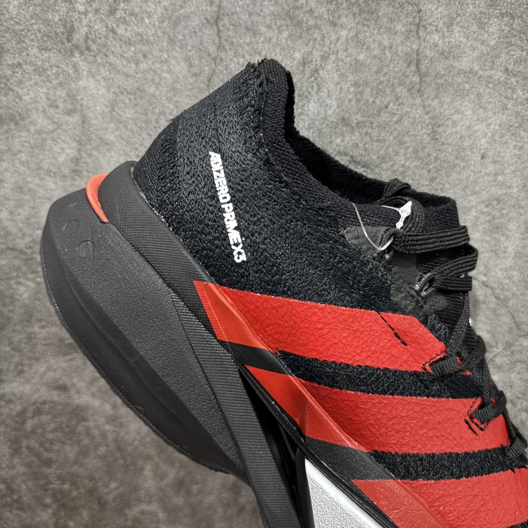 图片[7]-【组合底B版】adidas Adizero Prime X 3.0 Strung 舒适防滑耐磨 低帮 长跑短跑跑步鞋 男女同款 KJ6946 原鞋数据开版 带全掌碳板 碳柱 顶级发泡爆米花六层组合大底 跑步健身无忧 超高颜值 百搭款 尺码：36-45含半码-选品中心