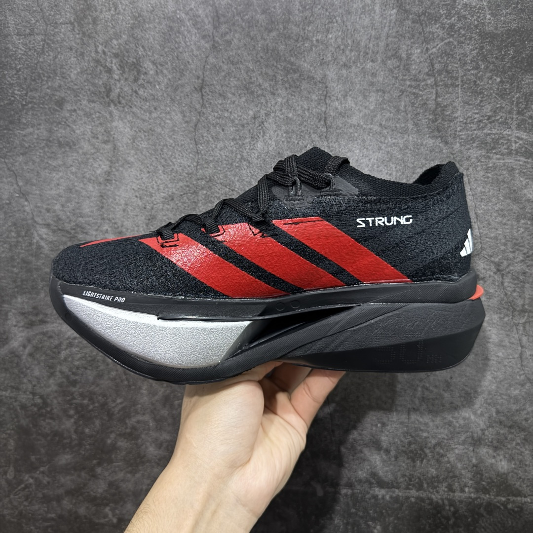 图片[2]-【组合底B版】adidas Adizero Prime X 3.0 Strung 舒适防滑耐磨 低帮 长跑短跑跑步鞋 男女同款 KJ6946 原鞋数据开版 带全掌碳板 碳柱 顶级发泡爆米花六层组合大底 跑步健身无忧 超高颜值 百搭款 尺码：36-45含半码-选品中心