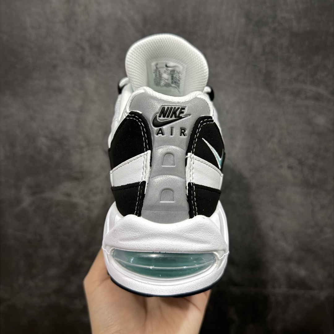 图片[4]-【KZ2.0版本】Nike Air Max 95 白黑绿 货号：IM7409-100 纯原大厂生产线出品 原厂材料 原厂楦头 市场正确版本 区分错版 尺码：40 41 42 43 44 45 46 47.5 48 48.5-选品中心