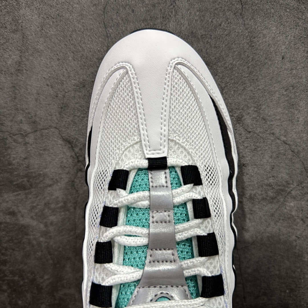 图片[5]-【KZ2.0版本】Nike Air Max 95 白黑绿 货号：IM7409-100 纯原大厂生产线出品 原厂材料 原厂楦头 市场正确版本 区分错版 尺码：40 41 42 43 44 45 46 47.5 48 48.5-选品中心