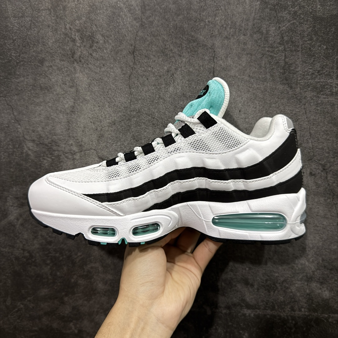 图片[2]-【KZ2.0版本】Nike Air Max 95 白黑绿 货号：IM7409-100 纯原大厂生产线出品 原厂材料 原厂楦头 市场正确版本 区分错版 尺码：40 41 42 43 44 45 46 47.5 48 48.5-选品中心