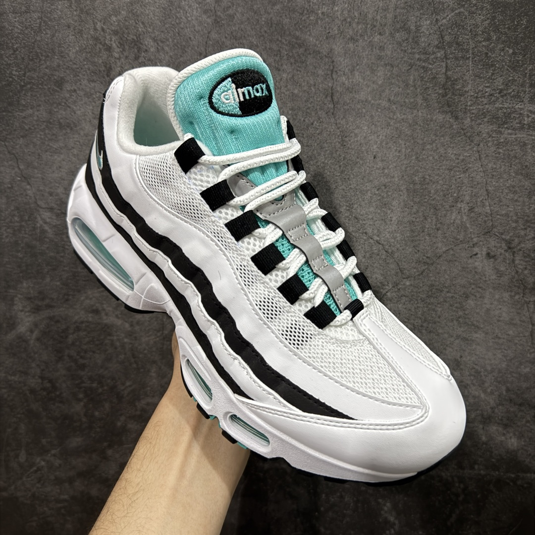 图片[3]-【KZ2.0版本】Nike Air Max 95 白黑绿 货号：IM7409-100 纯原大厂生产线出品 原厂材料 原厂楦头 市场正确版本 区分错版 尺码：40 41 42 43 44 45 46 47.5 48 48.5-选品中心