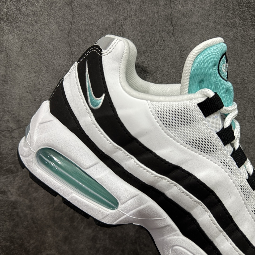 图片[7]-【KZ2.0版本】Nike Air Max 95 白黑绿 货号：IM7409-100 纯原大厂生产线出品 原厂材料 原厂楦头 市场正确版本 区分错版 尺码：40 41 42 43 44 45 46 47.5 48 48.5-选品中心