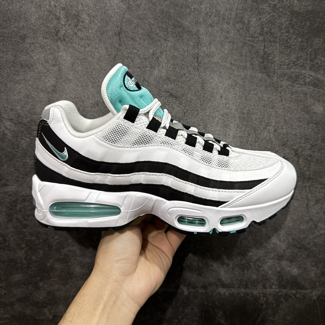 【KZ2.0版本】Nike Air Max 95 白黑绿 货号：IM7409-100 纯原大厂生产线出品 原厂材料 原厂楦头 市场正确版本 区分错版 尺码：40 41 42 43 44 45 46 47.5 48 48.5-选品中心