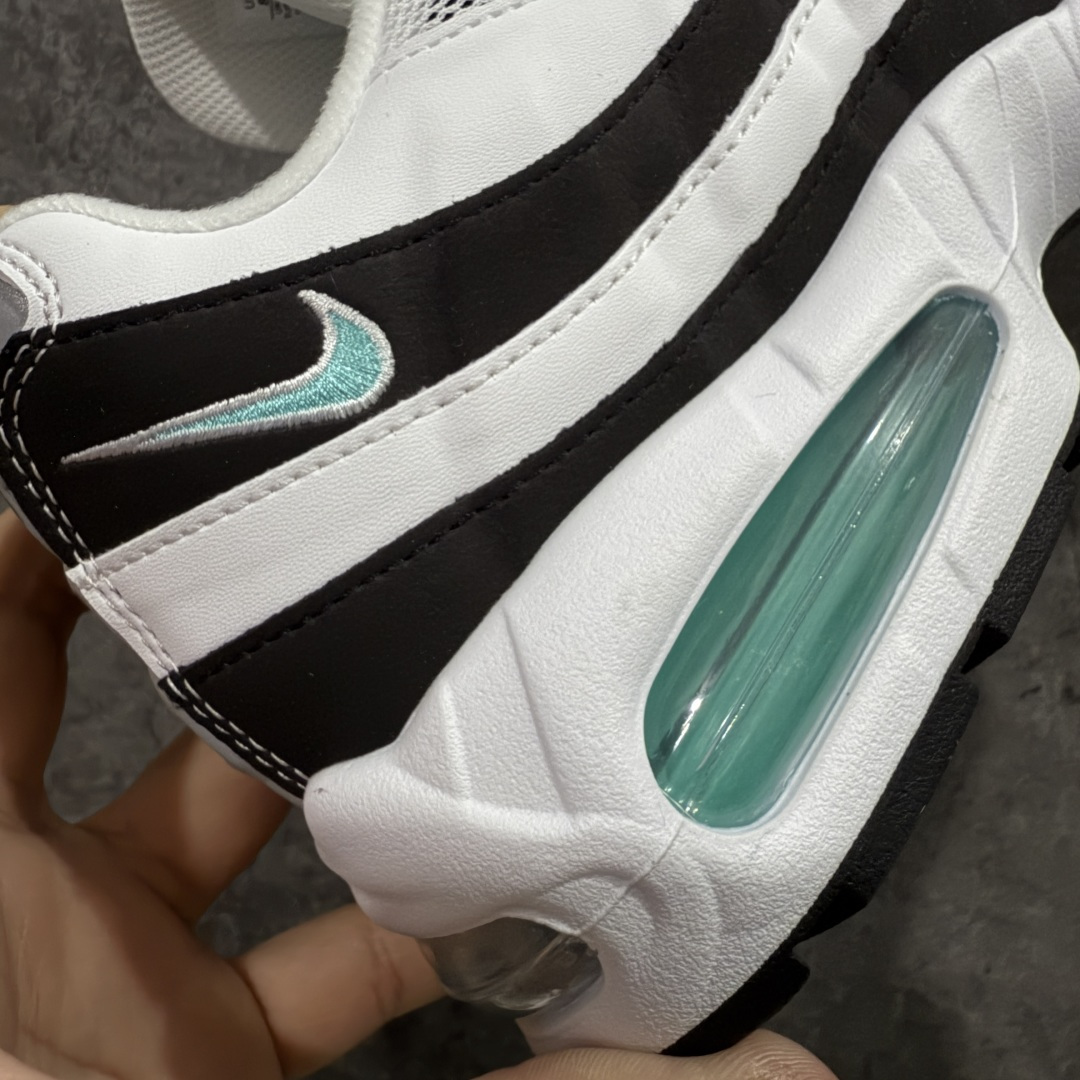 图片[2]-【KZ2.0版本】Nike Air Max 95 白黑绿 货号：IM7409-100 纯原大厂生产线出品 原厂材料 原厂楦头 市场正确版本 区分错版 尺码：40 41 42 43 44 45 46 47.5 48 48.5-选品中心