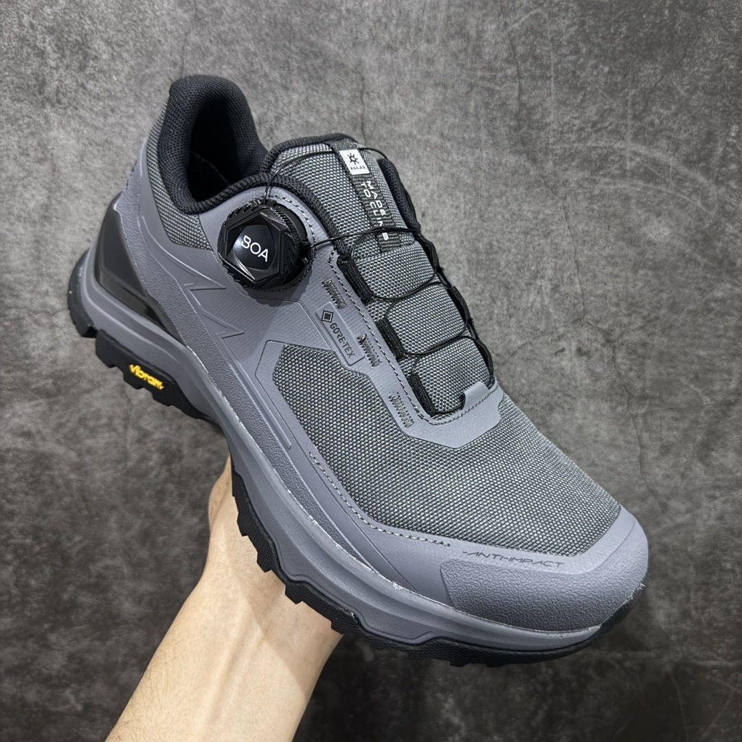 图片[3]-【Top版本】凯乐石KAILAS 界山GTX 户外运动 防滑耐磨防水 低帮 登山徒步鞋 男款 KAILAS凯乐石品牌是全球三大全系攀登品牌之一，于2003年创立于中国广州，致力于为有攀登梦想的户外运动员及爱好者，研发制造功能性专业装备，满足他们在极限环境下安全舒适的需求，凯乐石专注于科技面料的开发及专业功能设计，产品线覆盖登山、攀岩、徒步、越野跑山、露营、旅行等多项户外运动，通过运动员的测试反馈，不断进化迭代，产品荣获国内外大奖71座，发明专利21个，更突破性的自主研发攀登器械，打造出中国的攀登硬实力 尺码：39 40 41 42 43 44 45-选品中心