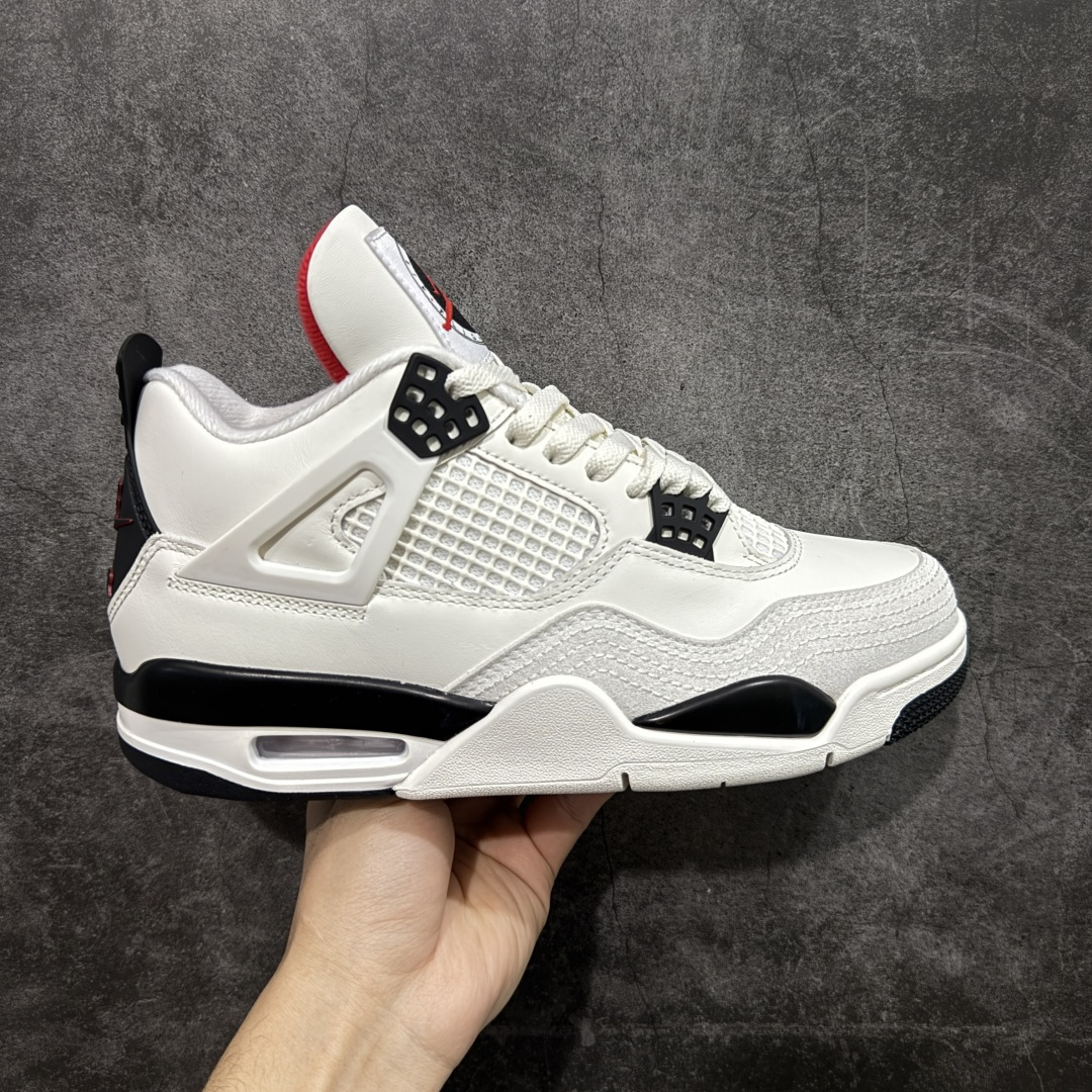 【纯原KZ版】Air Jordan AJ4 “Flight Club”Sail/Black-University Red 飞行俱乐部 IM4002-100 纯原大厂出品 全新品质 原楦原纸板同源开发 完美呈现乔4的版型 内侧正确双色网格 还原细节 正确气垫颜色 正确网格工艺 正确拉帮工艺 全鞋原装材料制作 原档案原模具打造 尺码：36-48.5-选品中心