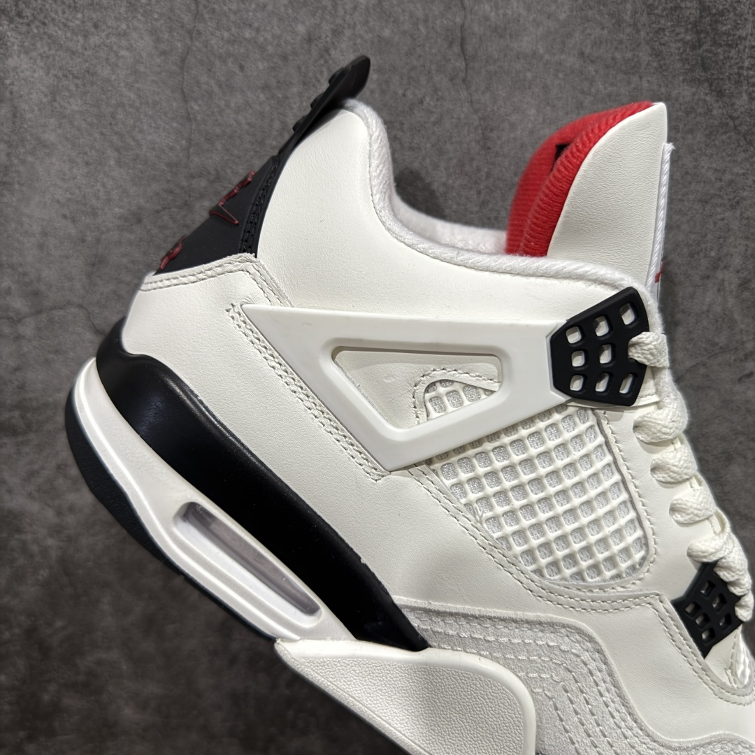图片[7]-【纯原KZ版】Air Jordan AJ4 “Flight Club”Sail/Black-University Red 飞行俱乐部 IM4002-100 纯原大厂出品 全新品质 原楦原纸板同源开发 完美呈现乔4的版型 内侧正确双色网格 还原细节 正确气垫颜色 正确网格工艺 正确拉帮工艺 全鞋原装材料制作 原档案原模具打造 尺码：36-48.5-选品中心