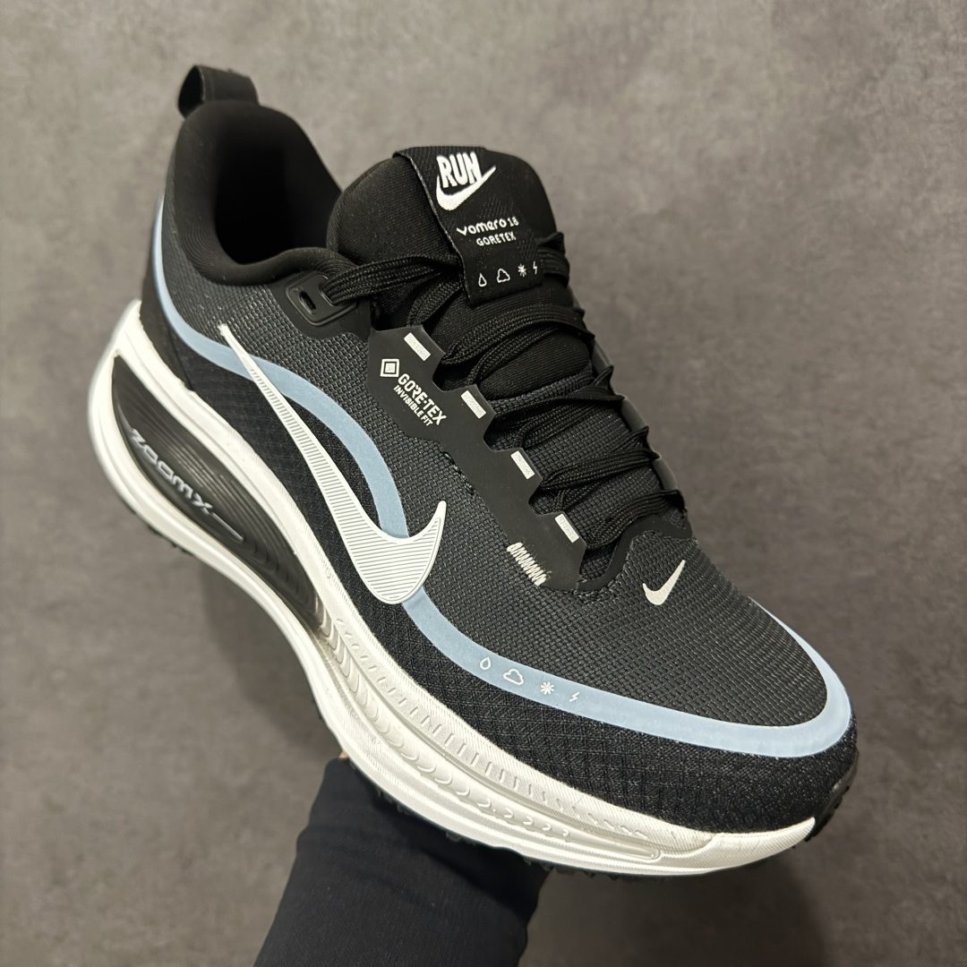 图片[3]-【公司级】Nike VOMERO 18 GTX 耐克 舒适减震防滑 低帮跑步鞋 全掌ReactX泡绵中底 前掌和后跟还配备了Air Zoom气垫单元 据说跑起来更快更舒适哦 这次最大的升级点 首次引入了ReactX泡绵 货号：HQ7002-002 尺码：36 36.5 37.5 38 38.5 39 40 40.5 41 42 42.5 43 44 45 编码：WEB240250-选品中心