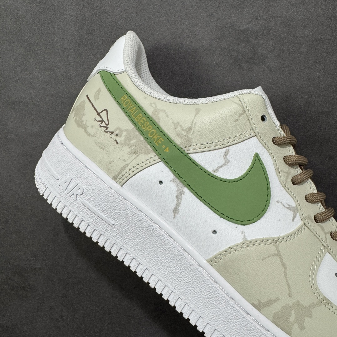 图片[6]-【定制版】Nike Air Force 1\’07 Low 棕绿序章 空军一号低帮休闲板鞋 ZH0316-130  #定制皮料 原厂3D打印 定制鞋盒 原楦原纸板 纯正空军版型 内置全掌气垫  尺码：36 36.5 37.5 38 38.5 39 40 40.5 41 42 42.5 43 44 44.5 45-选品中心