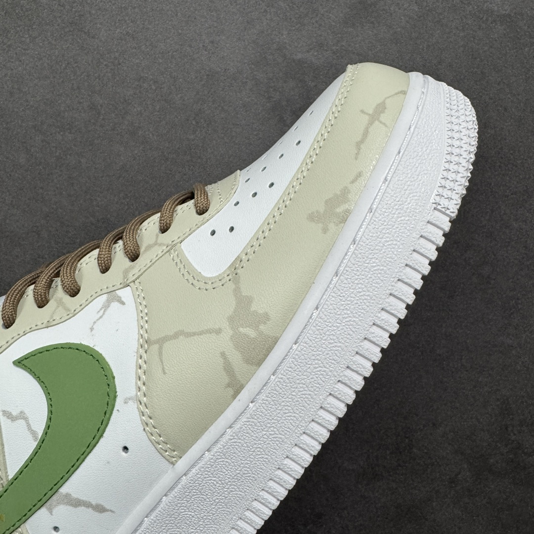 图片[5]-【定制版】Nike Air Force 1\’07 Low 棕绿序章 空军一号低帮休闲板鞋 ZH0316-130  #定制皮料 原厂3D打印 定制鞋盒 原楦原纸板 纯正空军版型 内置全掌气垫  尺码：36 36.5 37.5 38 38.5 39 40 40.5 41 42 42.5 43 44 44.5 45-选品中心