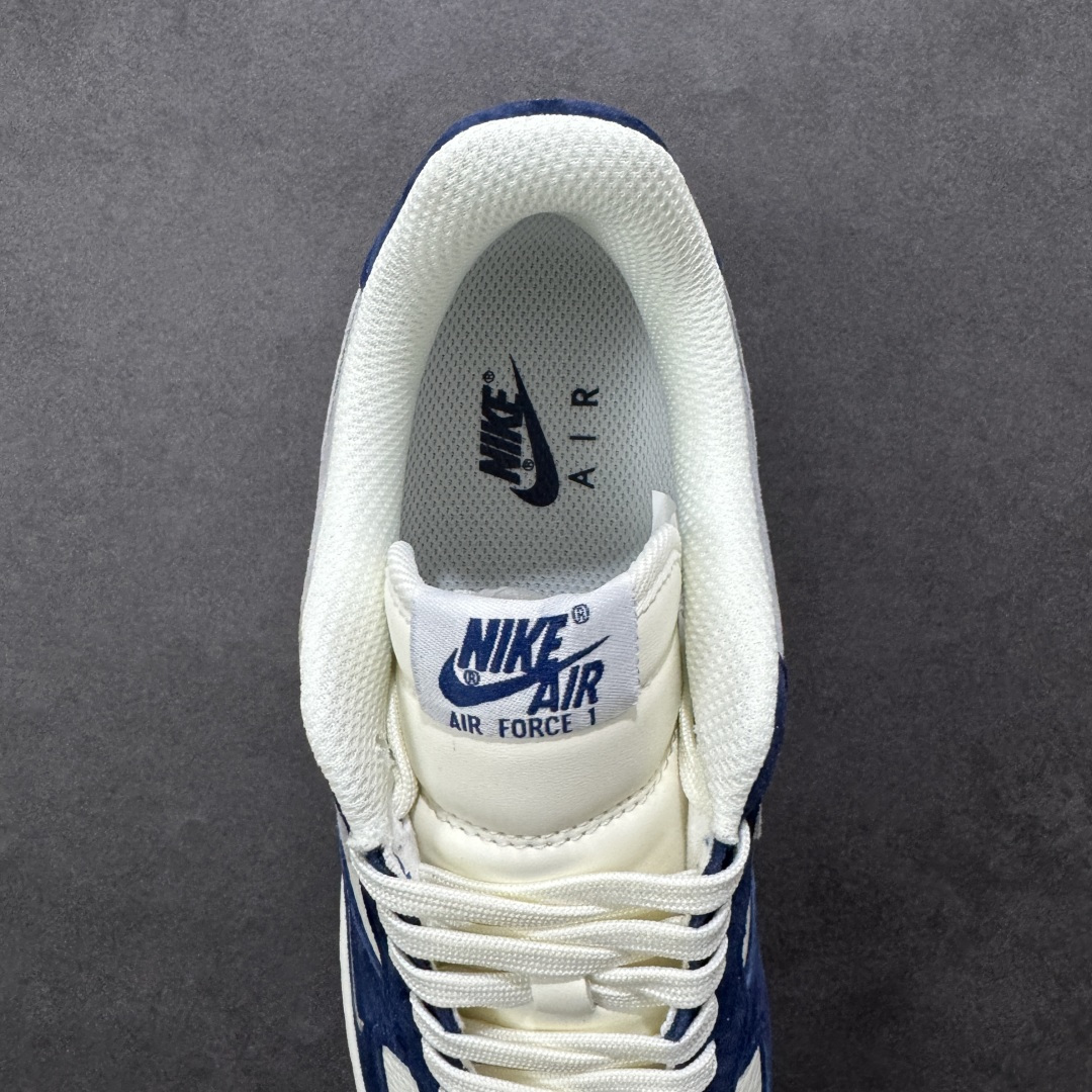 图片[7]-【定制版】Nike Air Force 1\’07 Low 白灰蓝拼接 空军一号低帮休闲板鞋 HM3703-161  #原楦头原纸板 高端定制鞋盒 原厂鞋底 超高清洁度 细节完美  尺码：36 36.5 37.5 38 38.5 39 40 40.5 41 42 42.5 43 44 44.5 45-选品中心