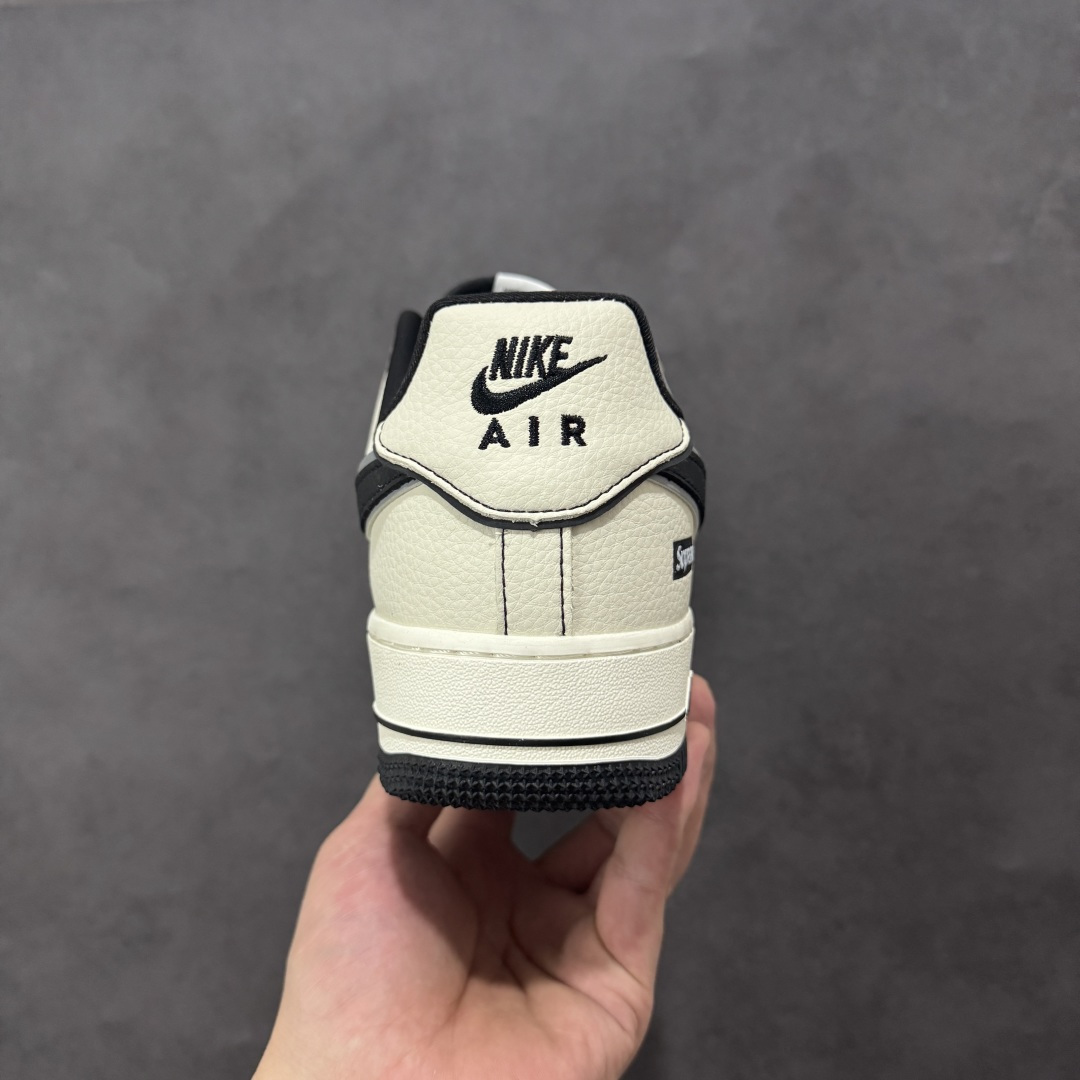 图片[4]-【定制版】公司级NIke Air Force 1 \’07 Low “Supreme联名-经典黑”空军一号 低帮 运动鞋 休闲鞋 折边针车 工艺难度大 原楦头原纸板 原装鞋盒 定制五金配件 内置全掌气垫 原厂鞋底 货号：DD1982-337 尺码：36 36.5 37.5 38 38.5 39 40 40.5 41 42 42.5 43 44 44.5 45 编码：HXSB310320-选品中心