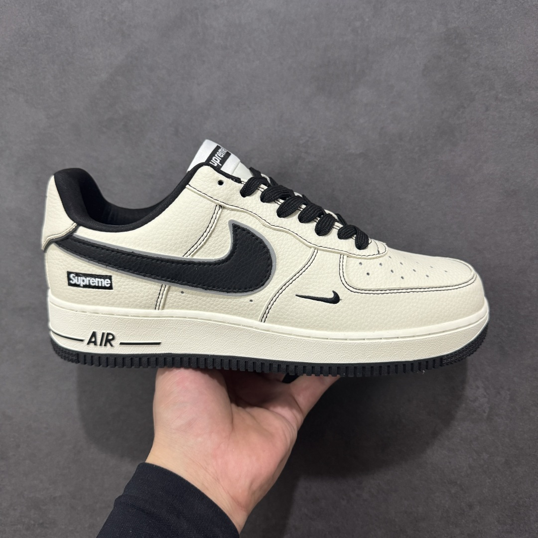 【定制版】公司级NIke Air Force 1 \'07 Low “Supreme联名-经典黑”空军一号 低帮 运动鞋 休闲鞋 折边针车 工艺难度大 原楦头原纸板 原装鞋盒 定制五金配件 内置全掌气垫 原厂鞋底 货号：DD1982-337 尺码：36 36.5 37.5 38 38.5 39 40 40.5 41 42 42.5 43 44 44.5 45 编码：HXSB310320-选品中心