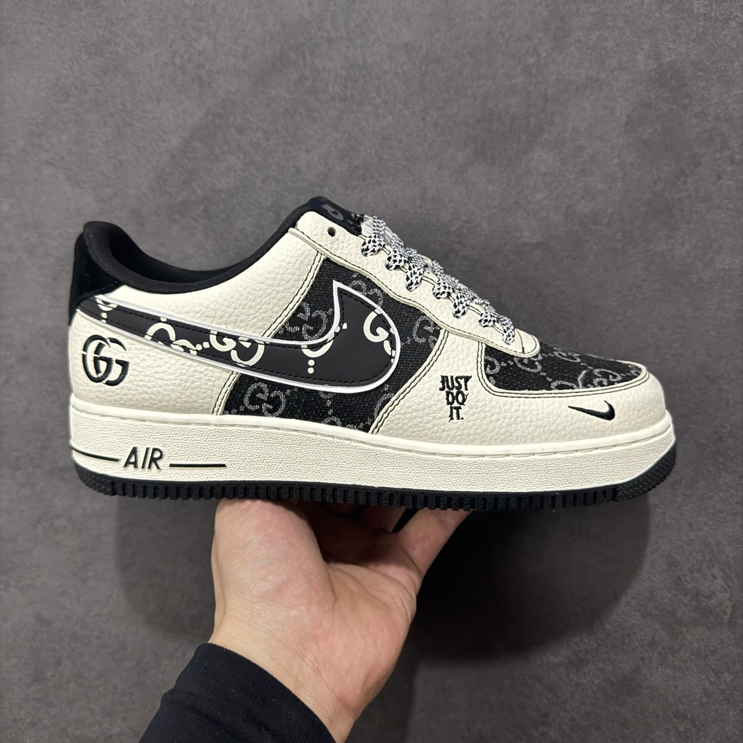 【定制版】NIke Air Force 1 \'07 Low 古驰联名 空军一号低帮 运动鞋 休闲鞋 折边针车 工艺难度大 原楦头原纸板 高端定制鞋盒 原厂鞋底 超高清洁度 细节完美 货号：SY1388-018 尺码：36 36.5 37.5 38 38.5 39 40 40.5 41 42 42.5 43 44 44.5 45 编码：HXSA310320-选品中心