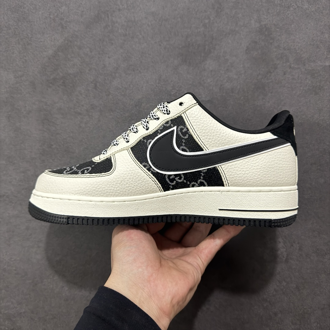 图片[2]-【定制版】NIke Air Force 1 \’07 Low 古驰联名 空军一号低帮 运动鞋 休闲鞋 折边针车 工艺难度大 原楦头原纸板 高端定制鞋盒 原厂鞋底 超高清洁度 细节完美 货号：SY1388-018 尺码：36 36.5 37.5 38 38.5 39 40 40.5 41 42 42.5 43 44 44.5 45 编码：HXSA310320-选品中心