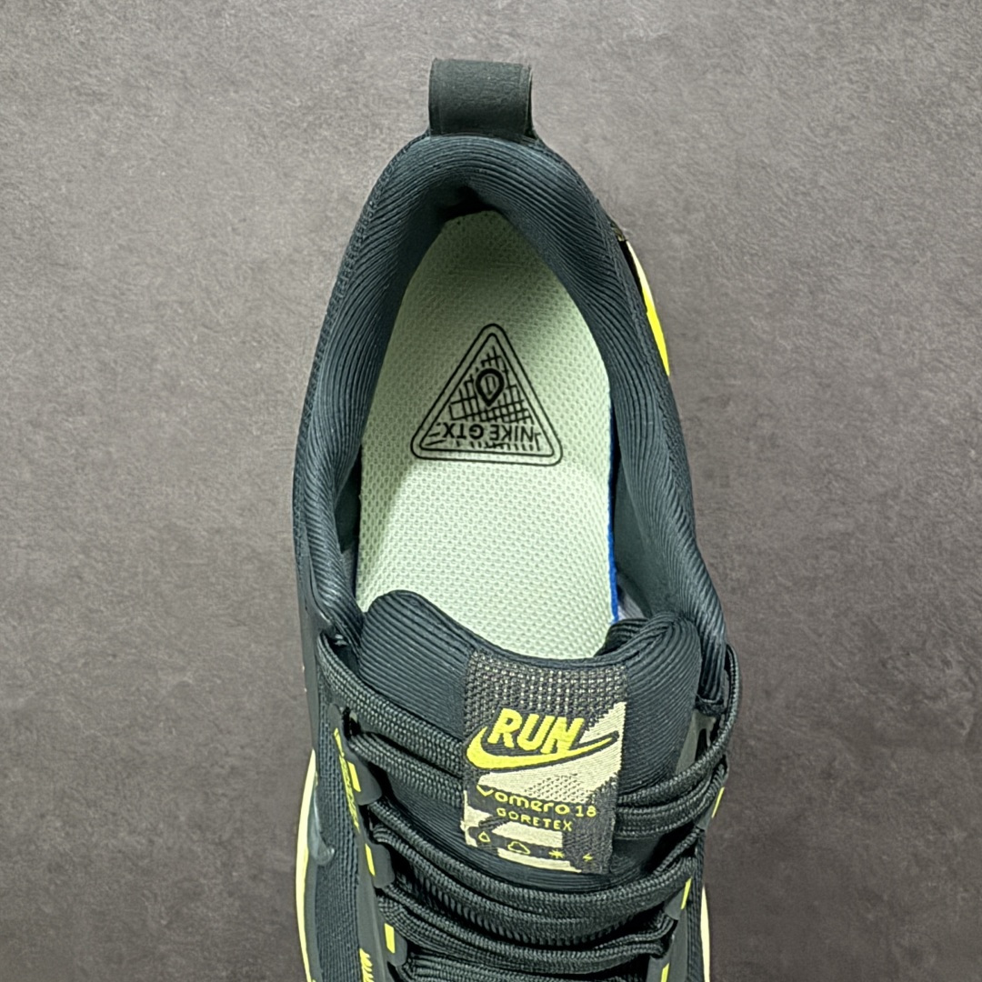 图片[7]-【公司级】Nike VOMERO 18 GTX 耐克 舒适减震防滑 低帮跑步鞋 全掌ReactX泡绵中底 前掌和后跟还配备了Air Zoom气垫单元 据说跑起来更快更舒适哦 这次最大的升级点 首次引入了ReactX泡绵 货号：HQ7002-300 尺码：36-46带半码-选品中心