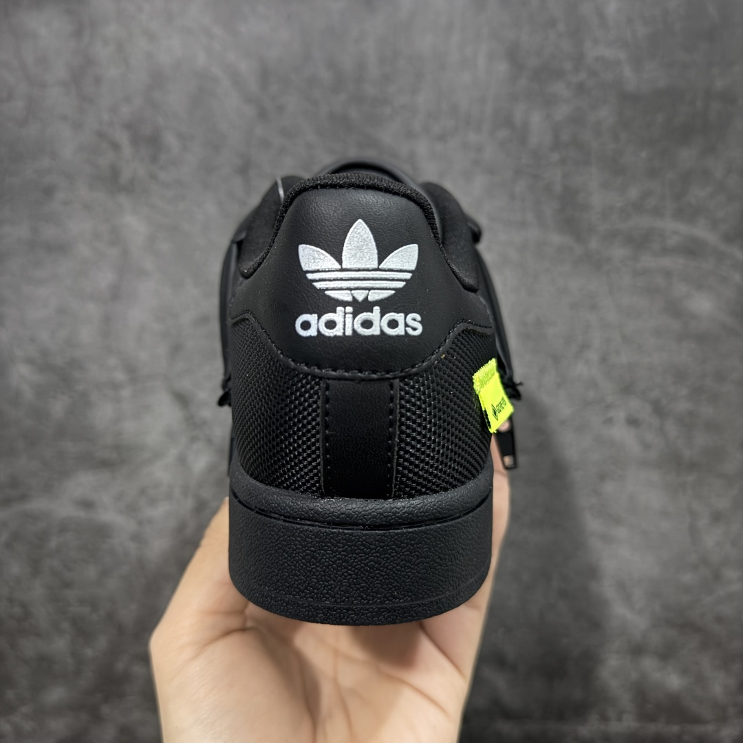 图片[4]-【公司级】阿迪达斯/三叶草Adidas Originals Superstar II 2.0\”White Sliver\”经典贝壳头2.0系列低帮百搭休闲运动板鞋 防水2.0 魔术贴 拉链 货号：KJ3658 尺码：35 36 36⅔ 37⅓ 38 38⅔ 39⅓ 40 40⅔ 41⅓ 42 42⅔ 43⅓ 44 45-选品中心