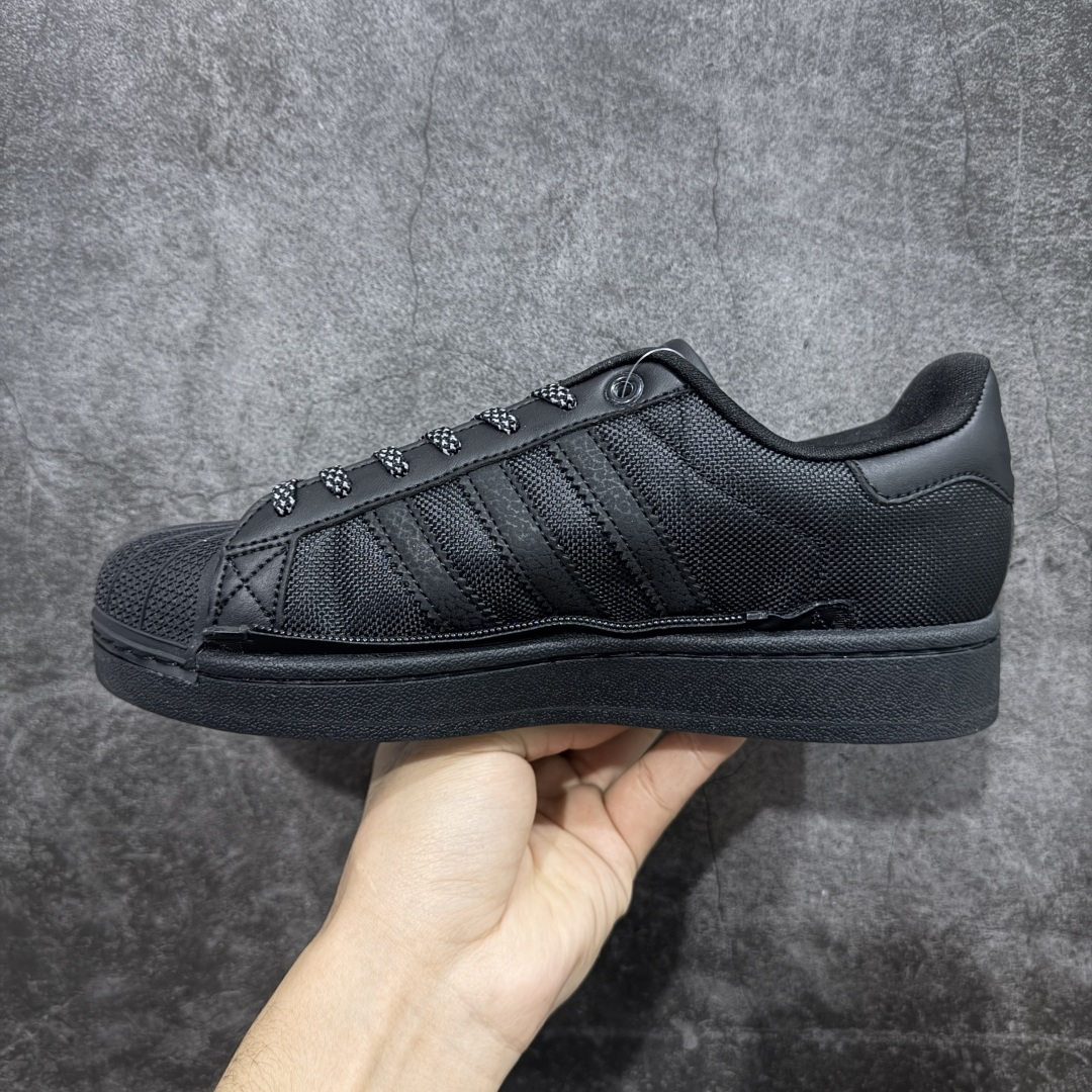 图片[3]-【公司级】阿迪达斯/三叶草Adidas Originals Superstar II 2.0\”White Sliver\”经典贝壳头2.0系列低帮百搭休闲运动板鞋 防水2.0 魔术贴 拉链 货号：KJ3658 尺码：35 36 36⅔ 37⅓ 38 38⅔ 39⅓ 40 40⅔ 41⅓ 42 42⅔ 43⅓ 44 45-选品中心