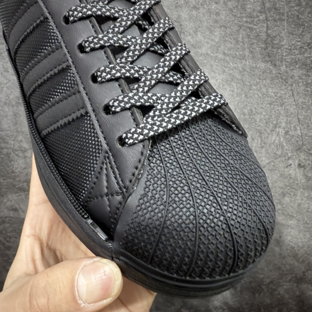 图片[8]-【公司级】阿迪达斯/三叶草Adidas Originals Superstar II 2.0\”White Sliver\”经典贝壳头2.0系列低帮百搭休闲运动板鞋 防水2.0 魔术贴 拉链 货号：KJ3658 尺码：35 36 36⅔ 37⅓ 38 38⅔ 39⅓ 40 40⅔ 41⅓ 42 42⅔ 43⅓ 44 45-选品中心