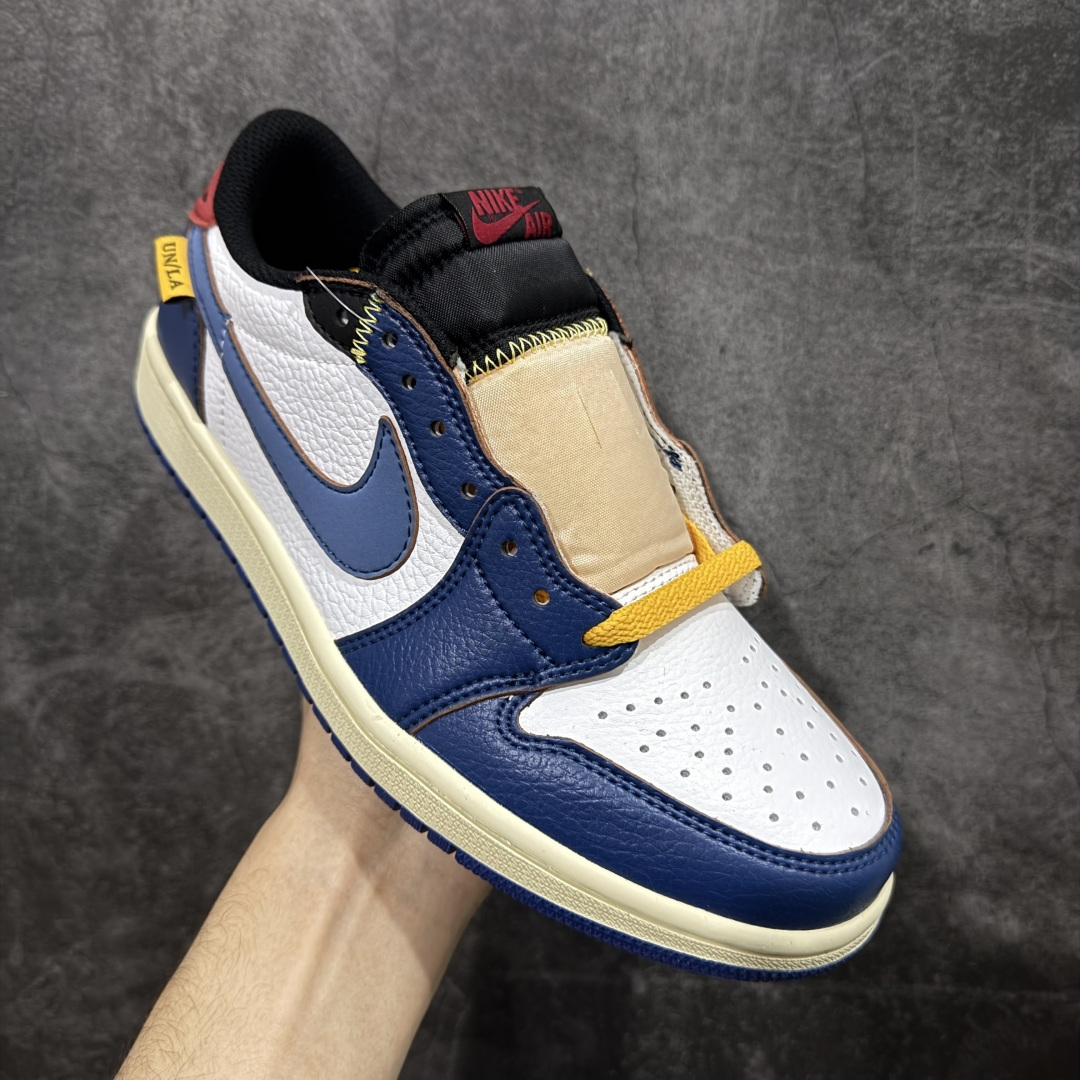 图片[3]-【清远TS版】Union x Air Jordan aj1低帮 白蓝红 BV1301-146 口碑AJ大厂出品 全系列原楦原纸板开发 原厂头层皮料加持 原厂定型后跟完美效果 裁片超高清洁度 针车 细节到位 性价比十足💪🏻 尺码：36-47.5（半）-选品中心