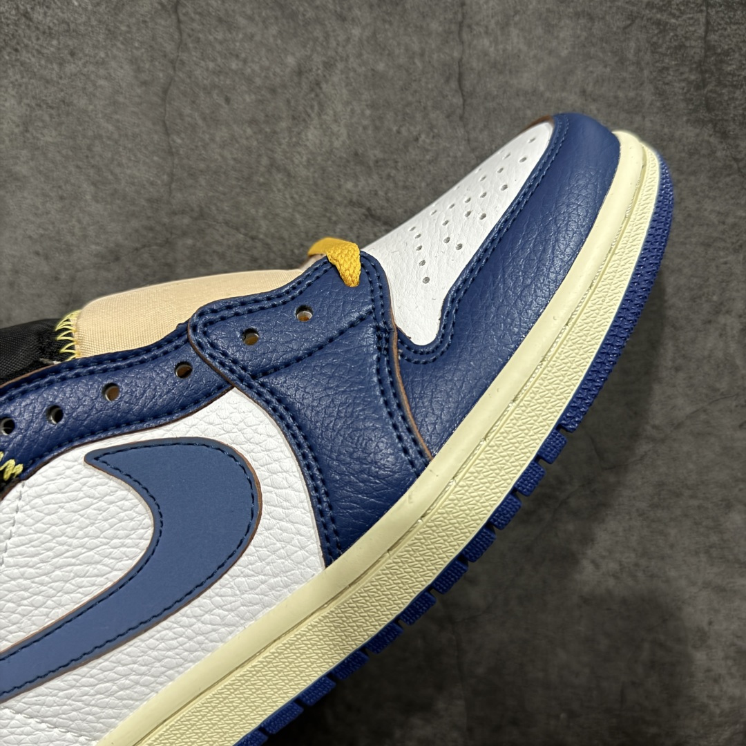 图片[6]-【清远TS版】Union x Air Jordan aj1低帮 白蓝红 BV1301-146 口碑AJ大厂出品 全系列原楦原纸板开发 原厂头层皮料加持 原厂定型后跟完美效果 裁片超高清洁度 针车 细节到位 性价比十足💪🏻 尺码：36-47.5（半）-选品中心