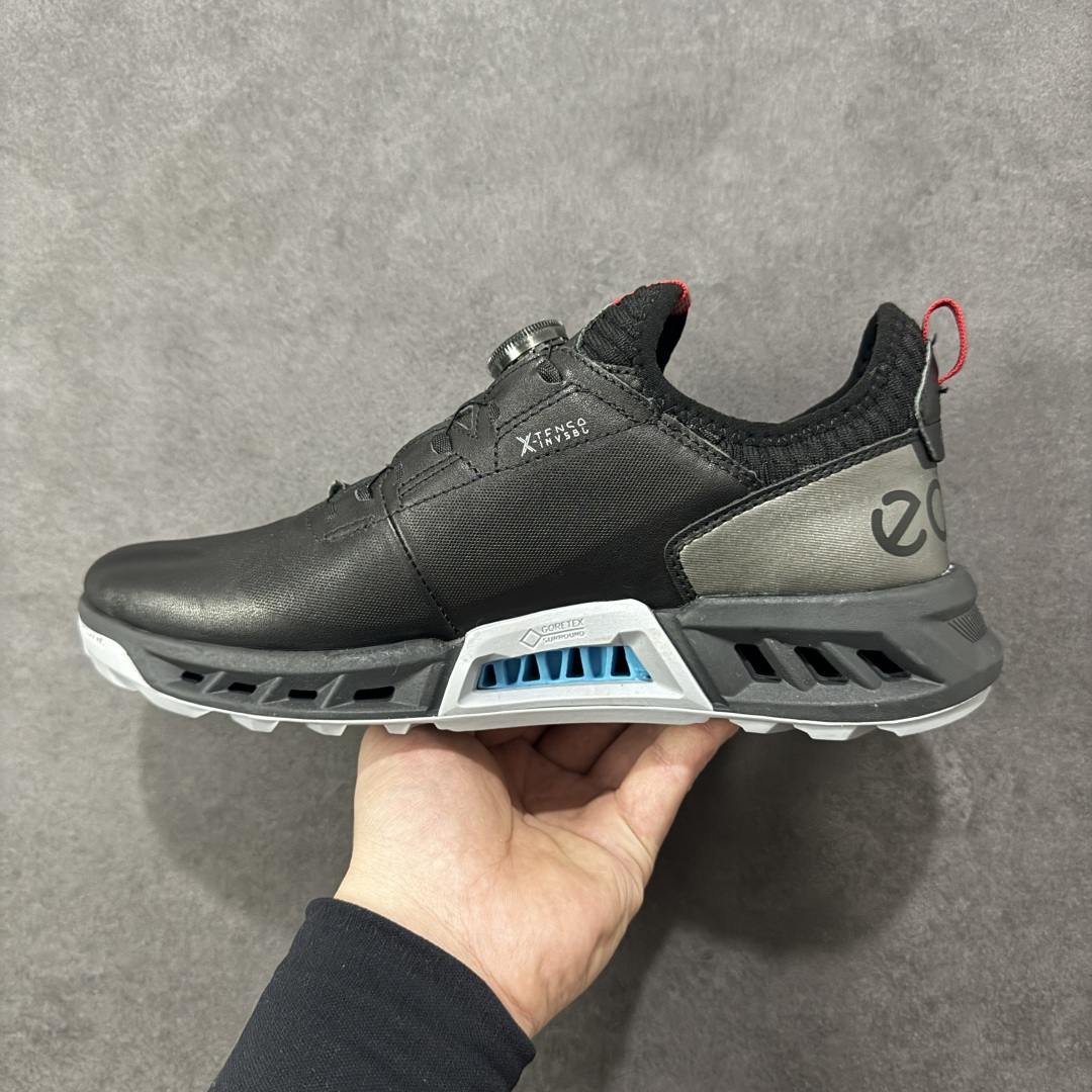 图片[2]-【公司级】ECCO爱步纽扣新款运动鞋男2025年新款低帮小白鞋 高尔夫健步C4 130424-51227 面料臻选小牛皮材质 鞋口袜套做法 包裹性舒适性特别好 核心科技大底PU/TPU组合（轻便 Q弹） 减震效果很赞 上脚超级舒服！ 尺码：39-44 编码：XYC350360-选品中心