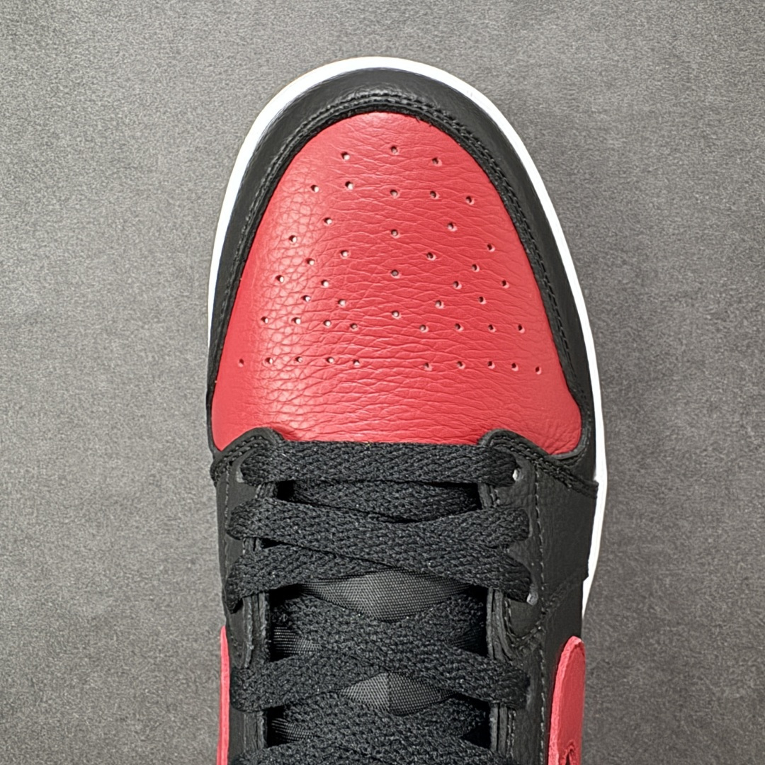图片[8]-【K版纯原】Air Jordan AJ1 Low 低帮 黑红 IW6276-001 全新流水线出品 市场第二梯队最强版 全部原鞋开发 原楦原纸板开发 全鞋电脑针车 原厂内置全掌气垫 原盒内在原标 唯一Zp原版鞋带绑法 免检产品 全新2022版型 全头层皮料 完美零毛边处理 原厂配置全掌气垫 价格定位良心 新配色陆续出货 尺码：36-46-选品中心