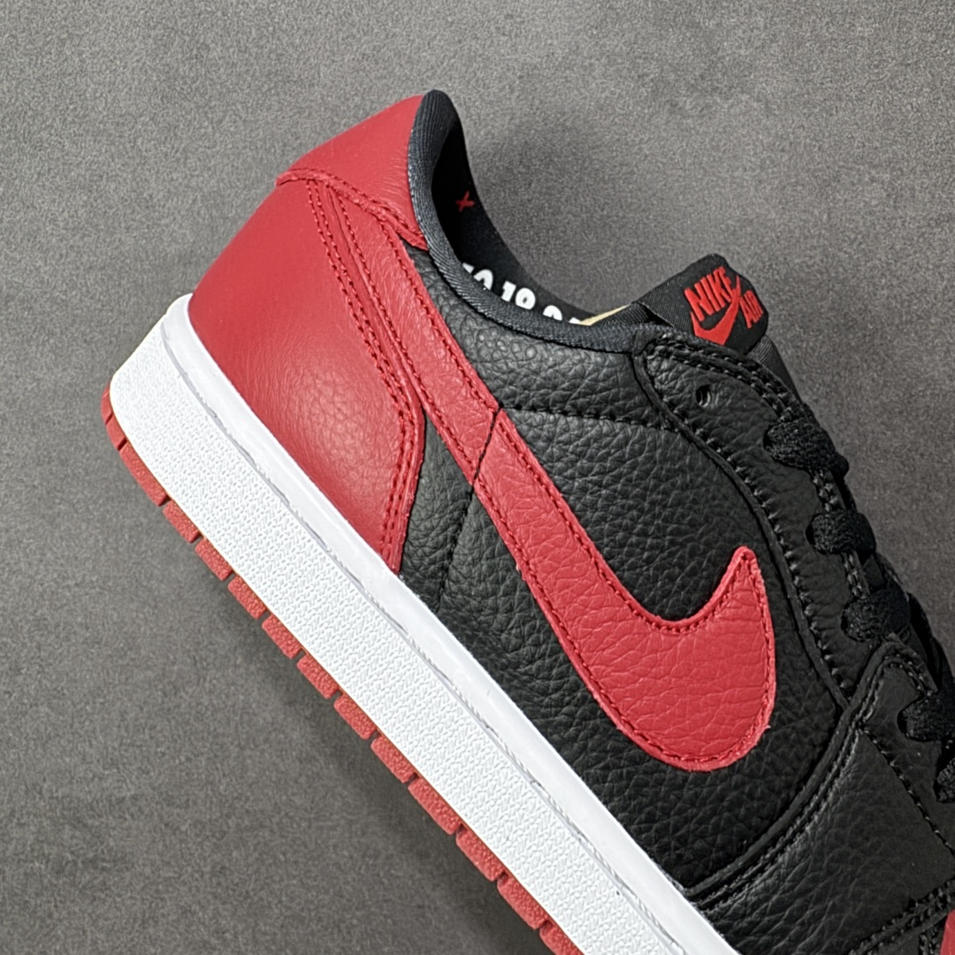 图片[6]-【K版纯原】Air Jordan AJ1 Low 低帮 黑红 IW6276-001 全新流水线出品 市场第二梯队最强版 全部原鞋开发 原楦原纸板开发 全鞋电脑针车 原厂内置全掌气垫 原盒内在原标 唯一Zp原版鞋带绑法 免检产品 全新2022版型 全头层皮料 完美零毛边处理 原厂配置全掌气垫 价格定位良心 新配色陆续出货 尺码：36-46-选品中心