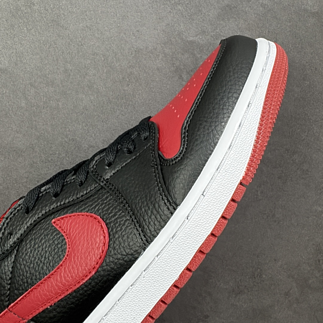 图片[5]-【K版纯原】Air Jordan AJ1 Low 低帮 黑红 IW6276-001 全新流水线出品 市场第二梯队最强版 全部原鞋开发 原楦原纸板开发 全鞋电脑针车 原厂内置全掌气垫 原盒内在原标 唯一Zp原版鞋带绑法 免检产品 全新2022版型 全头层皮料 完美零毛边处理 原厂配置全掌气垫 价格定位良心 新配色陆续出货 尺码：36-46-选品中心