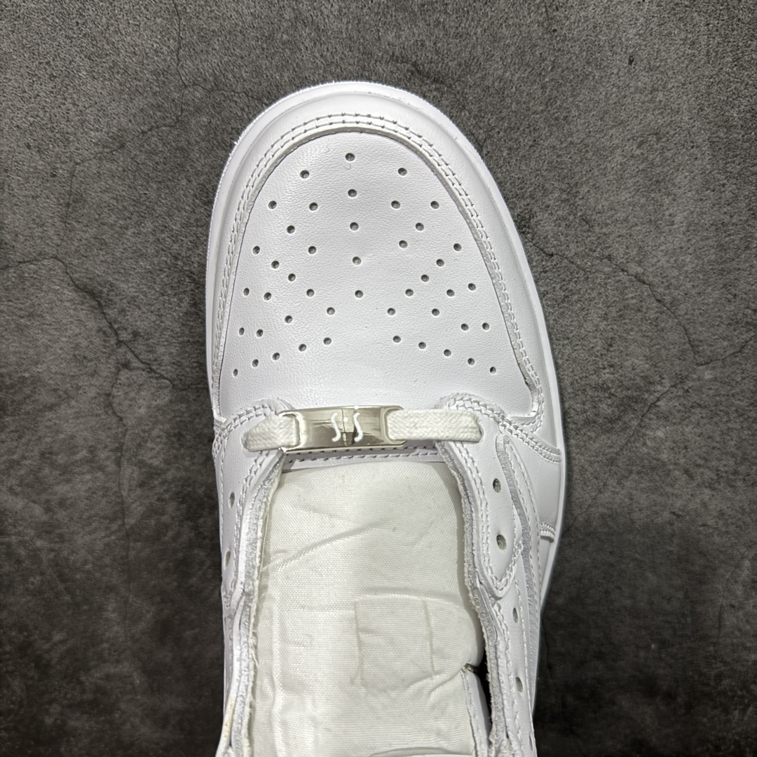 图片[5]-【XE纯原】Travis Scott x Air Jordan AJ1 Low OG SP TS联名倒钩低帮纯白 TD1228-111 原材料偏硬头层皮料 国内一线头部知名大厂出品 高端外贸零售专供品质 版型细节完美 原鞋原楦头纸板开发 原厂防尘纸 极致一眼正品既视感 尺码：36-47.5-选品中心