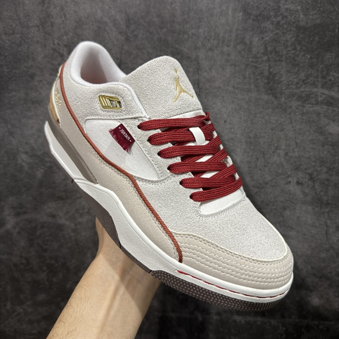 图片[3]-【ZD版本】Jordan FLIGHT COURT 舒适百搭 防滑耐磨 低帮 复古篮球鞋 复古休闲运动文化篮球鞋秉承轻量化的速度型篮球鞋设计思想完成设计，降低重量的同时提升舒适度，中底延续前作使用了分离式后掌可视化 Air Sole气垫。鞋带孔和后跟鞋提以籃网为造型灵感，将篮球运动巧妙融入到鞋款的设计之中，使鞋身整体富有流动性、节奏感和优雅气质。 货号：IQ1107-171 尺码：36 36.5 37.5 38 38.5 39 40 40.5 41 42 42.5 43 44 45 46-选品中心