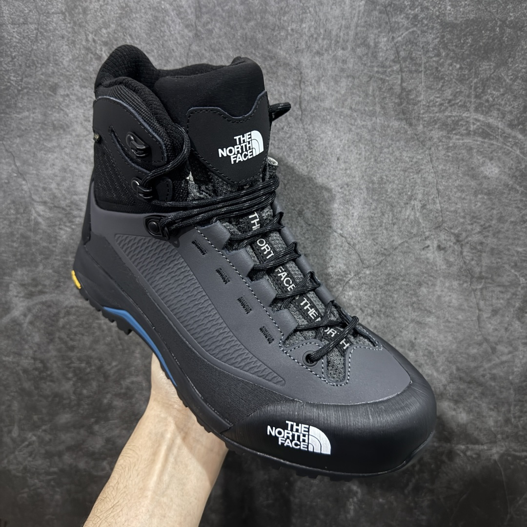 图片[3]-【莞产版本】TNF北面THE NORTH FACE Verto Alpine GORE-TEX® Boots 中帮 舒适 防滑耐磨 低帮 生活休闲鞋 男款 鞋底采用Vibram黄金大底 专门为鞋底设计的橡胶以出色的耐磨性 良好的防滑性或得不少户外运动爱好者的喜欢 专业户外登山品牌（北面）The North Face自1966年创立，由两位热爱登山徒步的年轻登山者于美西旧金山开创，不断透过研发与创新，并且将最先进的技术结合在服装与鞋款设计，生产多种外型帅气且专业能力非常强的户外运动装备而备受欢迎 尺码：40 41 42 43 44 45-选品中心