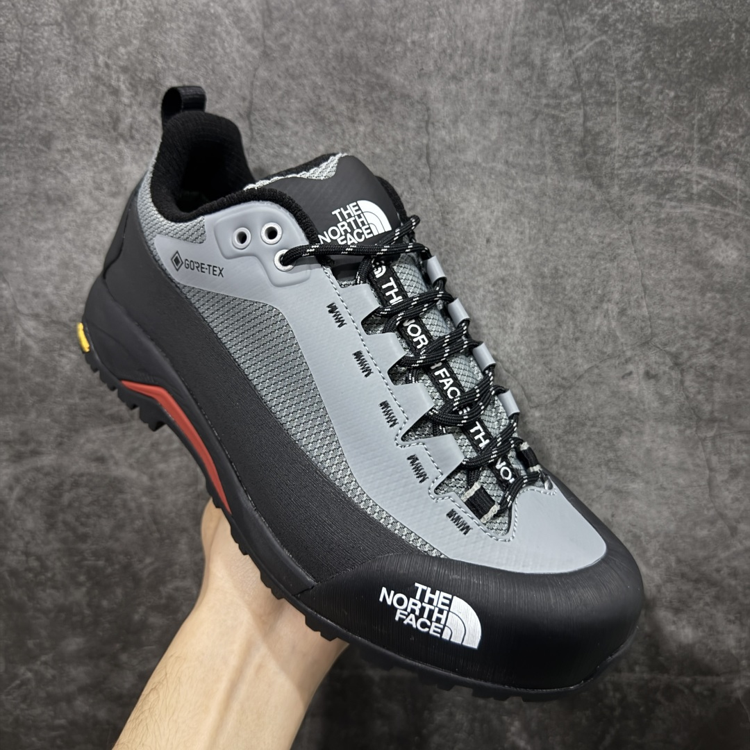 图片[3]-【莞产版本】TNF北面THE NORTH FACE Verto Alpine GORE-TEX® 舒适 防滑耐磨 低帮 生活休闲鞋 男款 鞋底采用Vibram黄金大底 专门为鞋底设计的橡胶以出色的耐磨性 良好的防滑性或得不少户外运动爱好者的喜欢 专业户外登山品牌（北面）The North Face自1966年创立，由两位热爱登山徒步的年轻登山者于美西旧金山开创，不断透过研发与创新，并且将最先进的技术结合在服装与鞋款设计，生产多种外型帅气且专业能力非常强的户外运动装备而备受欢迎 尺码：40 41 42 43 44 45-选品中心