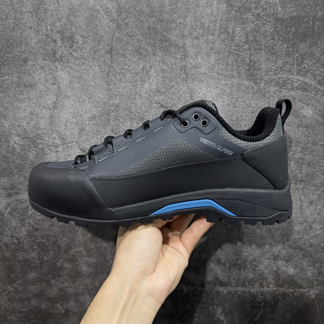 图片[2]-【莞产版本】TNF北面THE NORTH FACE Verto Alpine GORE-TEX® 舒适 防滑耐磨 低帮 生活休闲鞋 男款 鞋底采用Vibram黄金大底 专门为鞋底设计的橡胶以出色的耐磨性 良好的防滑性或得不少户外运动爱好者的喜欢 专业户外登山品牌（北面）The North Face自1966年创立，由两位热爱登山徒步的年轻登山者于美西旧金山开创，不断透过研发与创新，并且将最先进的技术结合在服装与鞋款设计，生产多种外型帅气且专业能力非常强的户外运动装备而备受欢迎 尺码：40 41 42 43 44 45-选品中心