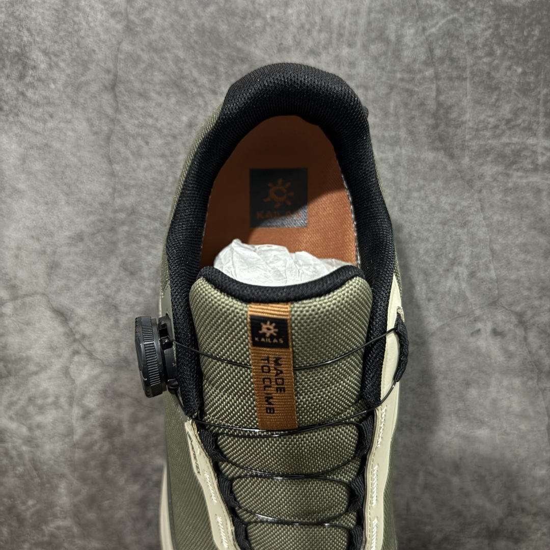 图片[8]-【莞产纯原版】凯乐石KAILAS 界山GTX BOA 户外运动 防滑耐磨防水 低帮 登山徒步鞋 男款 KAILAS凯乐石品牌是全球三大全系攀登品牌之一，于2003年创立于中国广州，致力于为有攀登梦想的户外运动员及爱好者，研发制造功能性专业装备，满足他们在极限环境下安全舒适的需求，凯乐石专注于科技面料的开发及专业功能设计，产品线覆盖登山、攀岩、徒步、越野跑山、露营、旅行等多项户外运动，通过运动员的测试反馈，不断进化迭代，产品荣获国内外大奖71座，发明专利21个，更突破性的自主研发攀登器械，打造出中国的攀登硬实力 尺码：38 39 40 41 42 43 44 45-选品中心