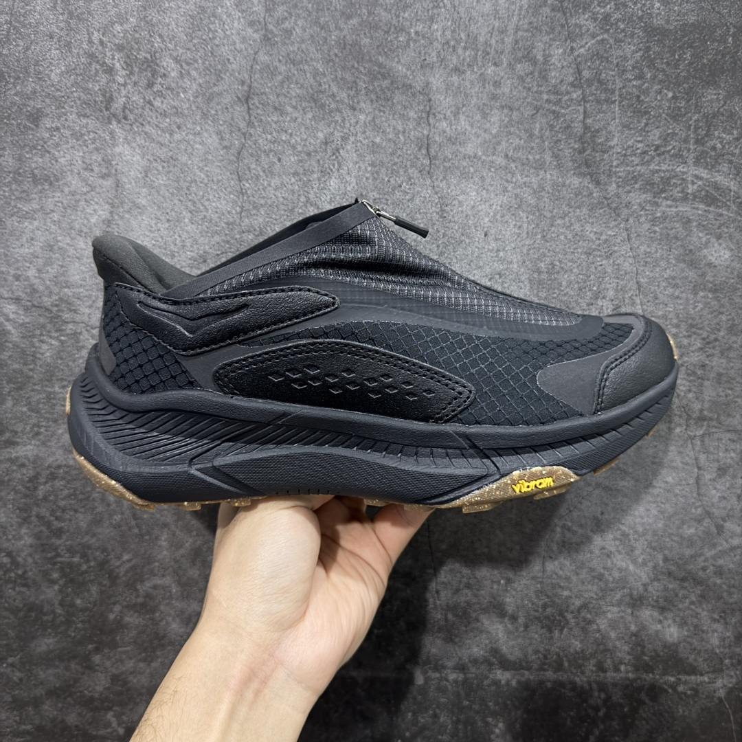 【纯原H版】HOKA霍卡 HOKA Project Transport全新户外鞋款 整体鞋面采用防撕裂材质，并覆盖快速系带系统的护罩，呈现简约流畅且具备防水性能 尺码：36-45含半码-选品中心