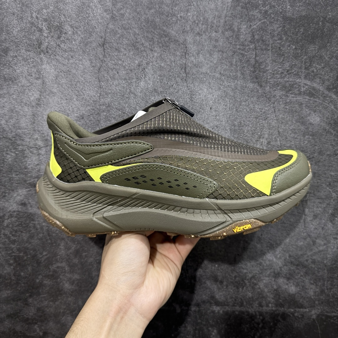 【纯原H版】HOKA霍卡 HOKA Project Transport全新户外鞋款 整体鞋面采用防撕裂材质，并覆盖快速系带系统的护罩，呈现简约流畅且具备防水性能 尺码：36-45含半码-选品中心