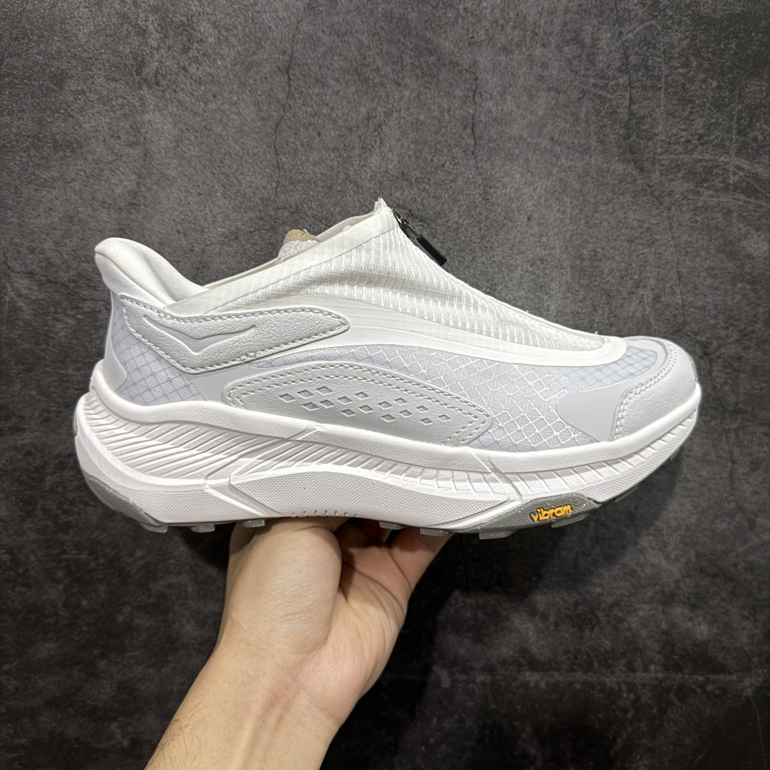 【纯原H版】HOKA霍卡 HOKA Project Transport全新户外鞋款 整体鞋面采用防撕裂材质，并覆盖快速系带系统的护罩，呈现简约流畅且具备防水性能 尺码：36-45含半码-选品中心