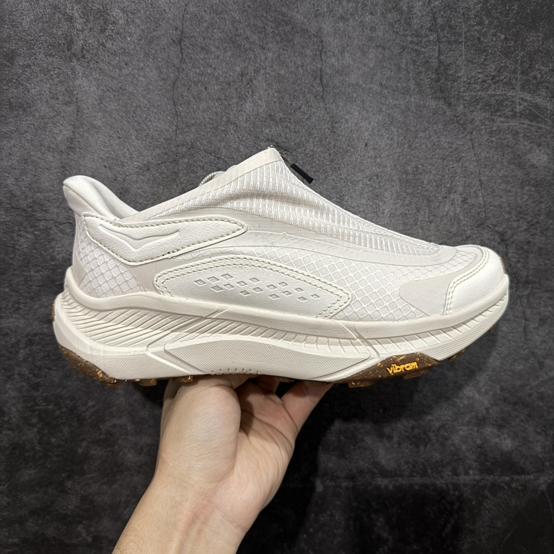 【纯原H版】HOKA霍卡 HOKA Project Transport全新户外鞋款 整体鞋面采用防撕裂材质，并覆盖快速系带系统的护罩，呈现简约流畅且具备防水性能 尺码：36-45含半码-选品中心