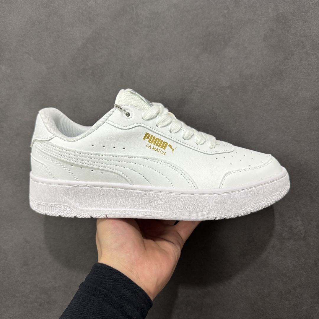 【公司级】PUMA彪马 CA Match Court 休闲经典简约复古 低帮 板鞋 货号：308621-10 尺码：36 37 38 39 40 41 42 43 44 45 编码：GLB220230-选品中心