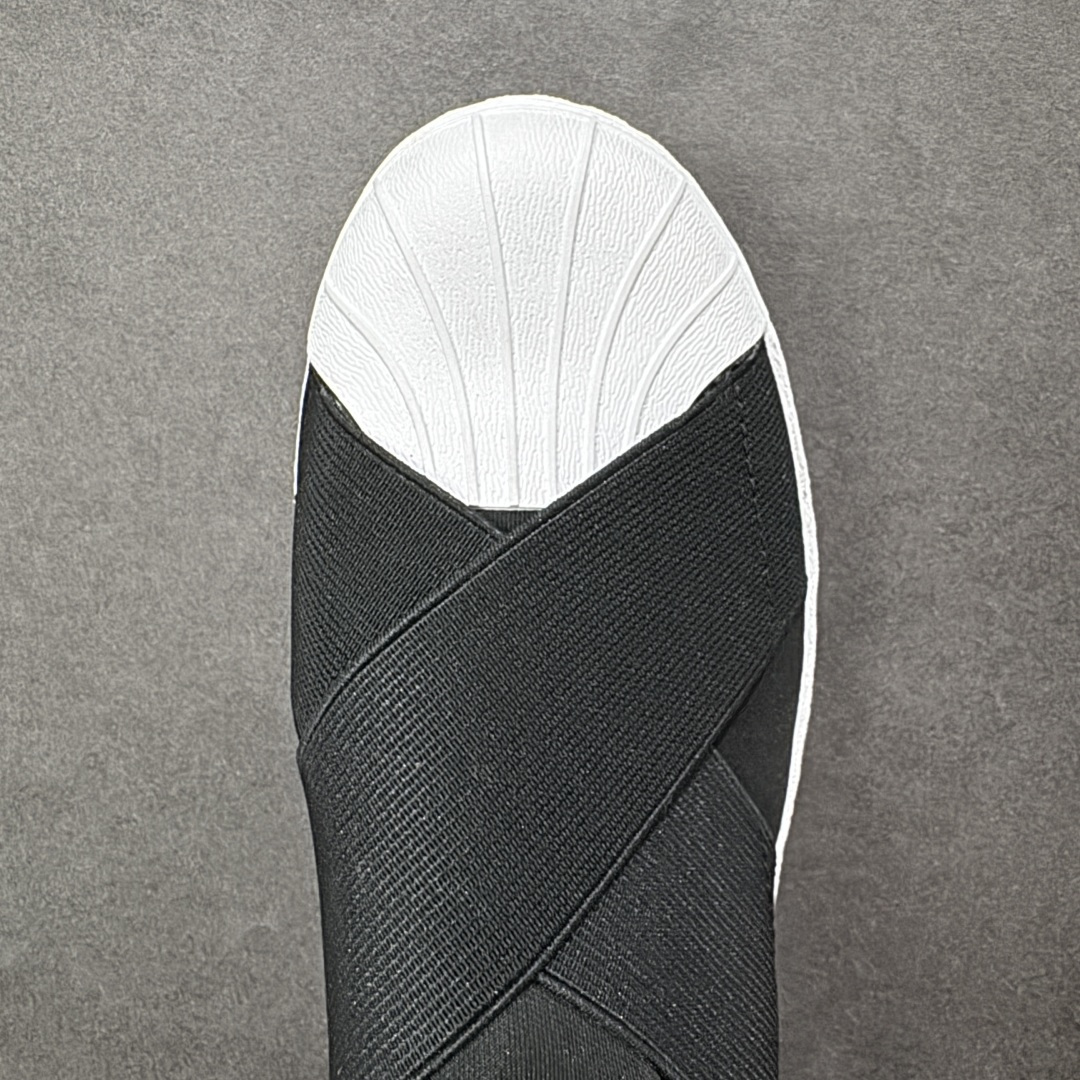 图片[8]-【公司级】AD 三叶草 Originals Superstar Slip on贝壳头绑带一脚蹬经典百搭休闲运动板鞋 货号：S81337 尺码：35-44带半码 编码：YBA180190-选品中心