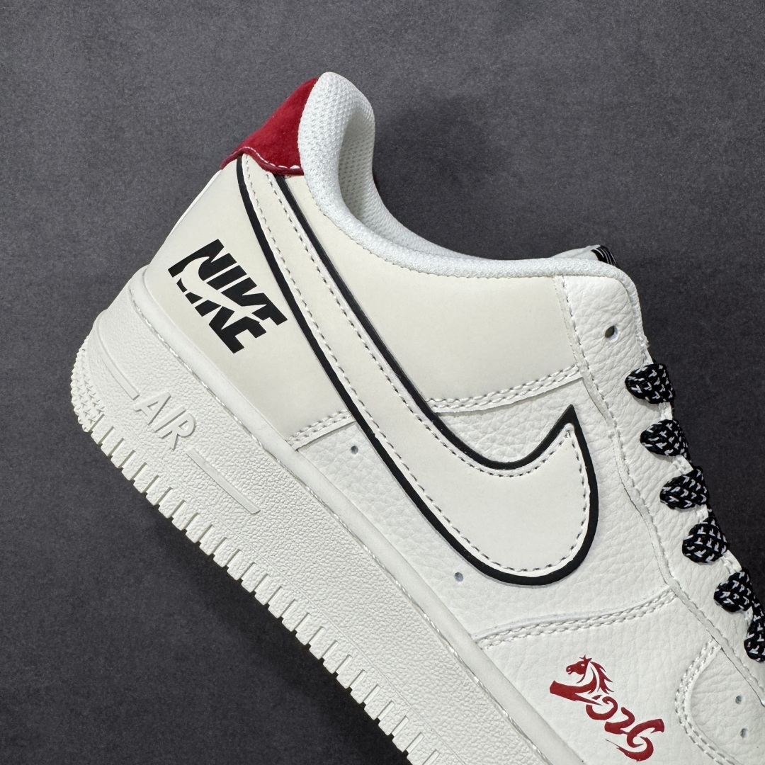 图片[6]-【定制版】NIke Air Force 1 ‘07 Low “NINE2026联名——米白红尾”空军一号 低帮 运动鞋 休闲鞋 折边针车 工艺难度大 原楦头原纸板 原装鞋盒 定制五金配件 内置全掌气垫 原厂鞋底 货号：CS5288-059 尺码：36 36.5 37.5 38 38.5 39 40 40.5 41 42 42.5 43 44 44.5 45 编码：HXSB310320-选品中心